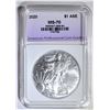 Image 1 : 2020 AMERICAN SILVER EAGLE, APCG PERFECT GEM BU