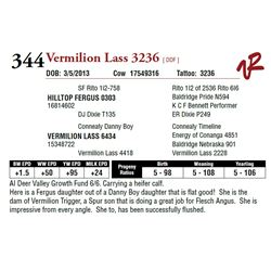 VERMILION LASS 3236