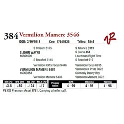 VERMILION MAMERE 3546