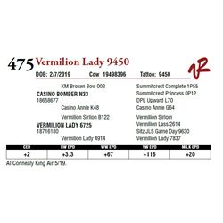 VERMILION LADY 9450