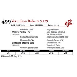 VERMILION BABETTE 9129