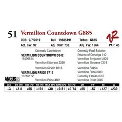 VERMILION COUNTDOWN G885