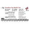 Image 1 : VERMILION TOP SHELF G746