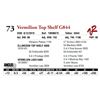 Image 1 : VERMILION TOP SHELF G844