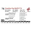 Image 1 : VERMILION TOP SHELF G778