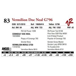 VERMILION DOC NEAL G796