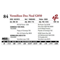 VERMILION DOC NEAL G850