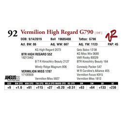 VERMILION HIGH REGARD G790