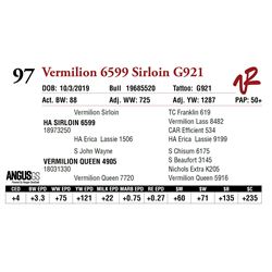 VERMILION 6599 SIRLOIN G921