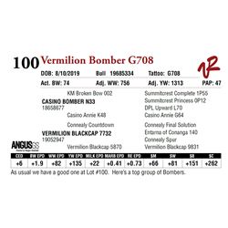 VERMILION BOMBER G708