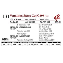 VERMILION SIERRA CUT G893