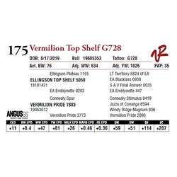 VERMILION TOP SHELF G728