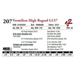 VERMILION HIGH REGARD G157