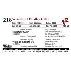 VERMILION O'MALLEY G201