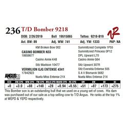 T/D BOMBER 9218