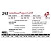 Image 1 : VERMILION PEPPER G219