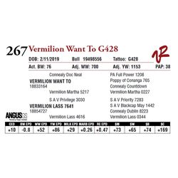 VERMILION WANT TO G428