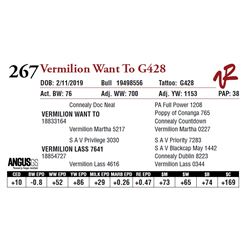 VERMILION WANT TO G428