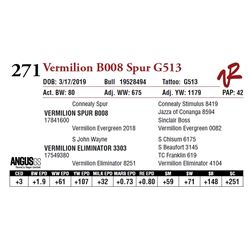 VERMILION B008 SPUR G513