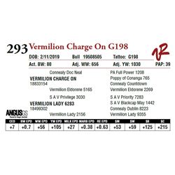 VERMILION CHARGE ON G198