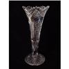 Image 1 : Trumpet Cut Glass Vase #1226756