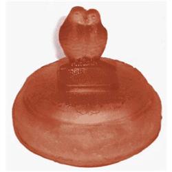 LOVEBIRDS Pink Satin Glass Powder Jar #1227179