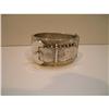 Image 1 : Victorian Sterling Silver Etched Buckle Bangle #1227316
