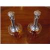 Image 1 : Pair 19th C. French Sterling Decanters #1237587