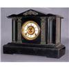 Image 1 : Black marble mantel clock #1237627