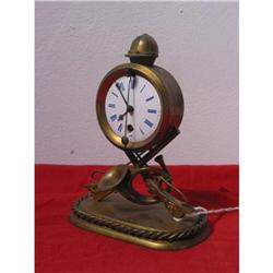 German Novelty Hunting Clock #1237653