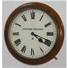 Image 1 : 12" English dial clock #1237662