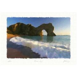 Lithograph "Foamy Surf" by Livitin In. #1237710