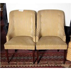 Pair of Upholstered Side Chairs George III styl#1237732
