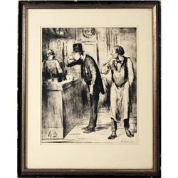 Honore Daumier, Framed Lithograph, Ami du #1237739