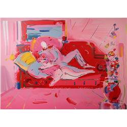 Peter Max S/N Lithograph, Dega and Woman #1237747