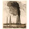 Image 1 : John Collette S/N Etching, Oil Well #1237761