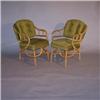 Image 1 : Vintage rattan lounge chairs, pair #1237832