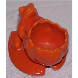 Weller Pottery Frog and Lily planter (mission) #1237877