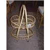 Image 1 : rattan basket cart (tropical, modern) #1237884