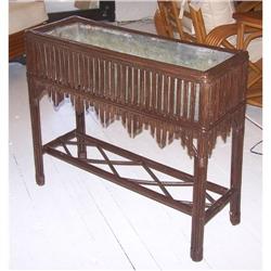 Reed Planter - Art Deco/retro Detail #1237892