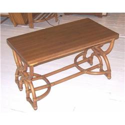 Rattan Coffee Table (mid century modern) #1237893