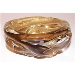 Murano Italian glass bowl-midcentury, modern #1237902