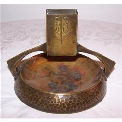 Mission ashtray & match holder (arts/crafts) #1237912