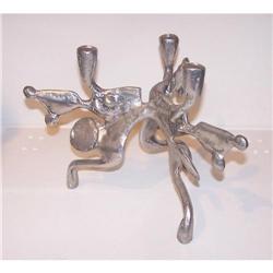 Donald Drumm metal candleholder-retro #1237919