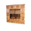 Image 1 : Bamboo mirror - midcentury, modern, retro #1237933