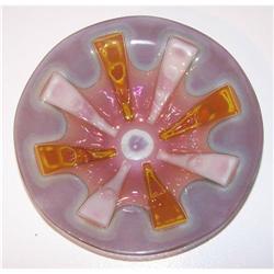Higgins glass bowl from estate-midcentury #1237946