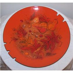Sasha B enamel ashtray (midcentury, modern art)#1237985