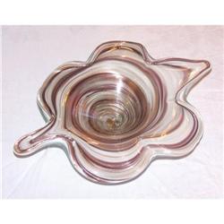 Italian Bowl attr. to Fratelli Toso (glass art)#1237989