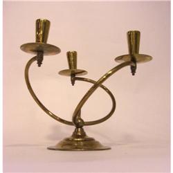 Brass Candleholder in style of Parzinger|modern#1237991