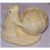 Image 1 : Pottery Frog and Lily planter (pottery) #1238009
